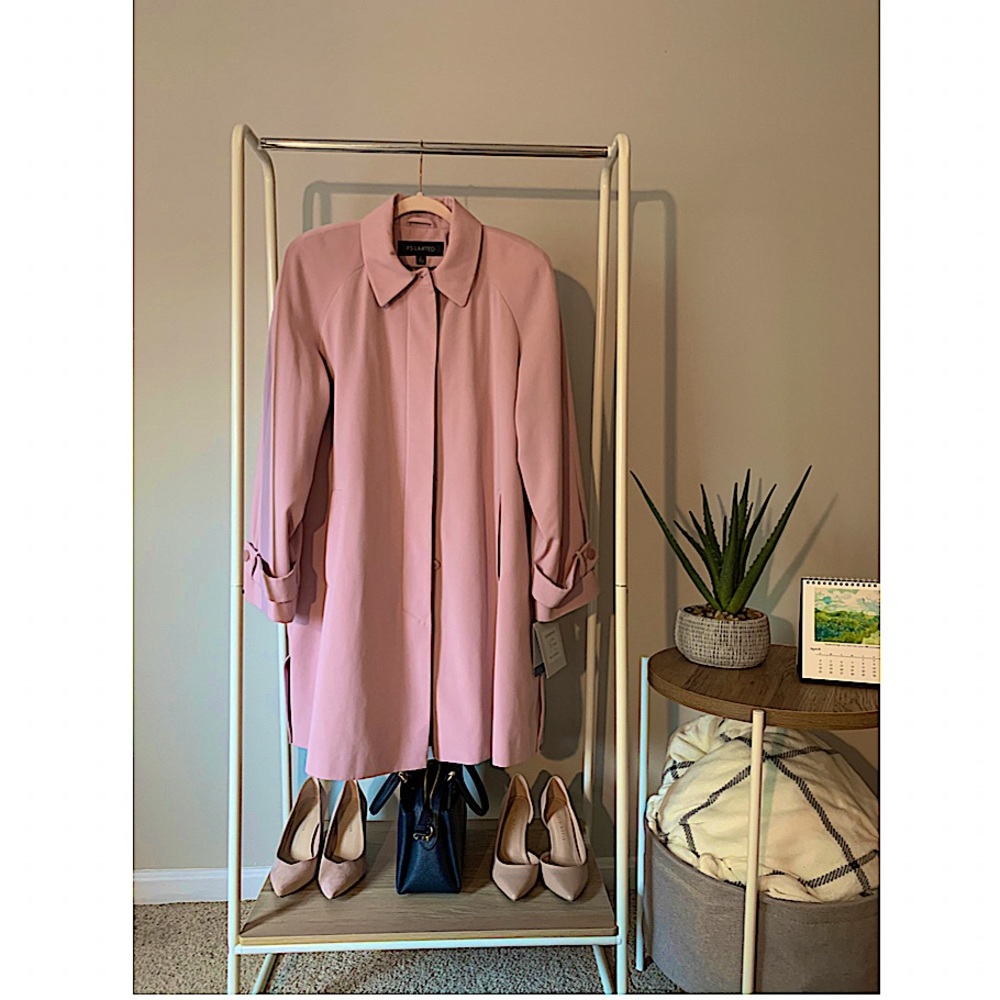 FS Limited Pink Silk Twill Coat